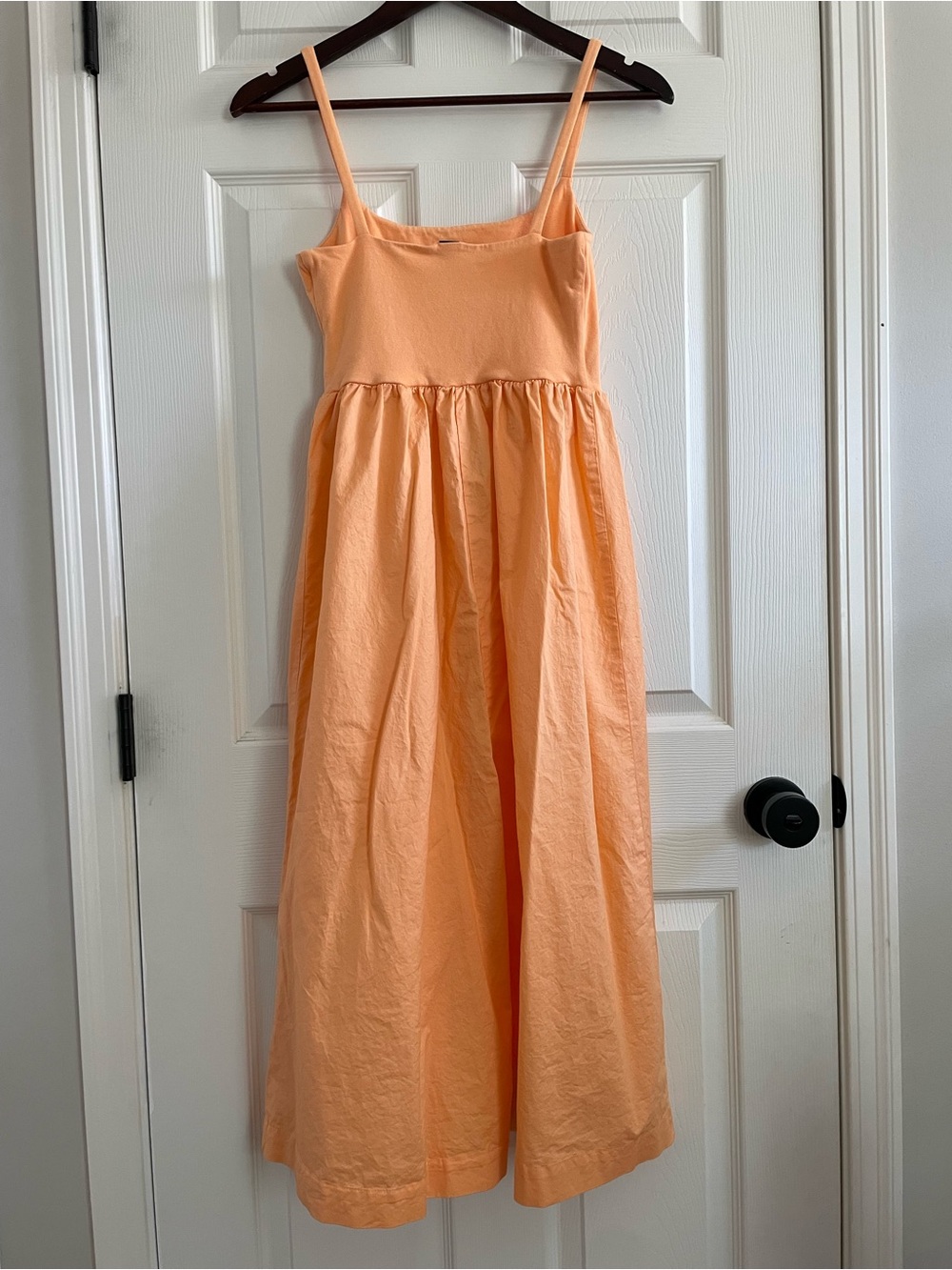 Old Navy Peach Spaghetti Strap Midi Dress Size M